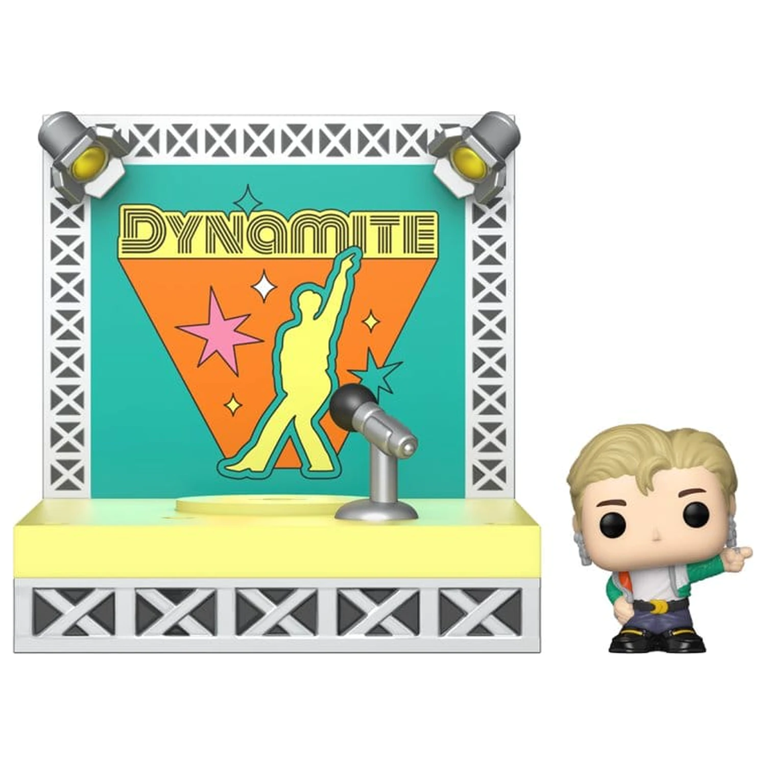 BTS Bitty Funko POP! Stages Vinilna figura Jimin (Dynamite) 2,5 cm fotografija izdelka