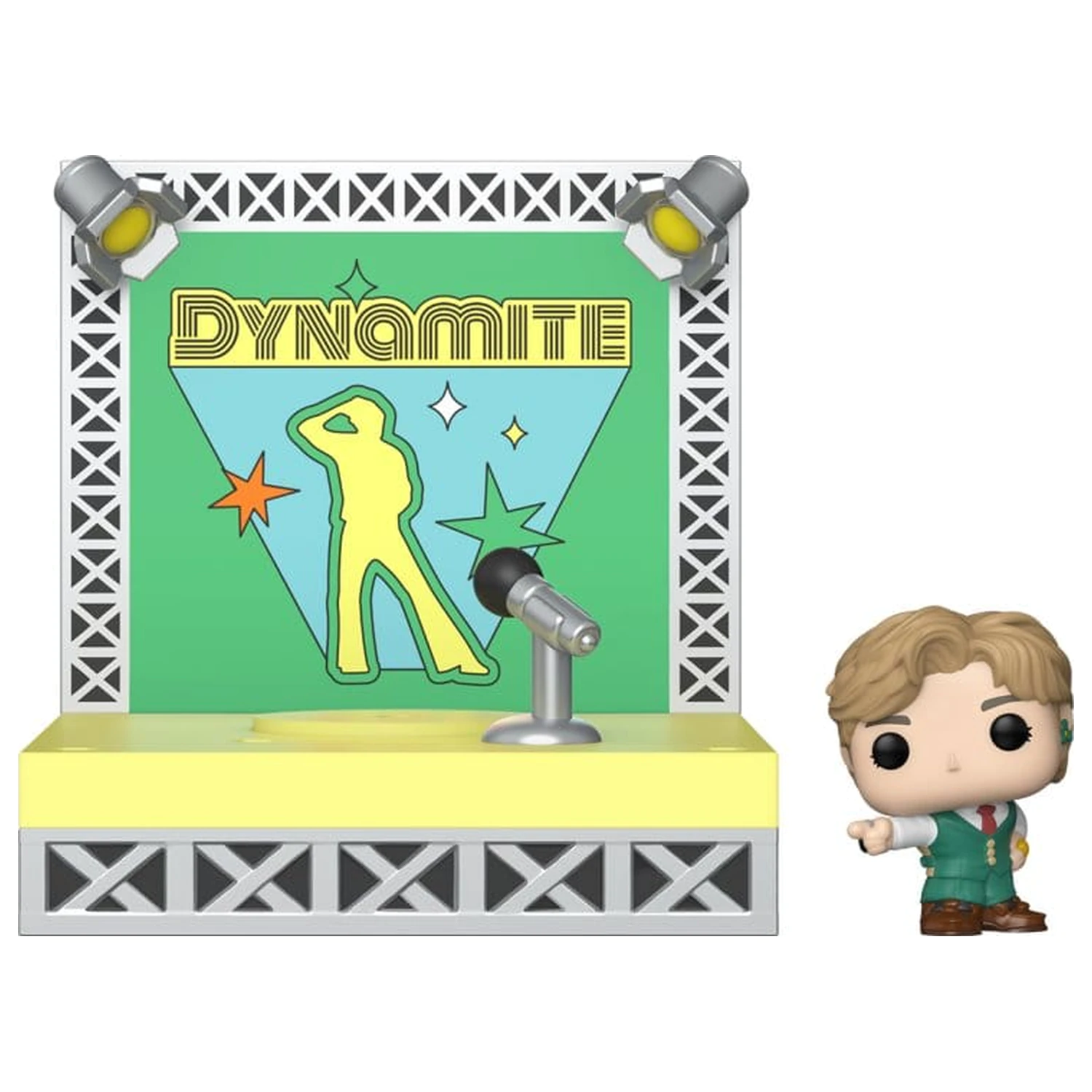 BTS Bitty Funko POP! Stages Vinilna figura V (Dynamite) 2,5 cm fotografija izdelka