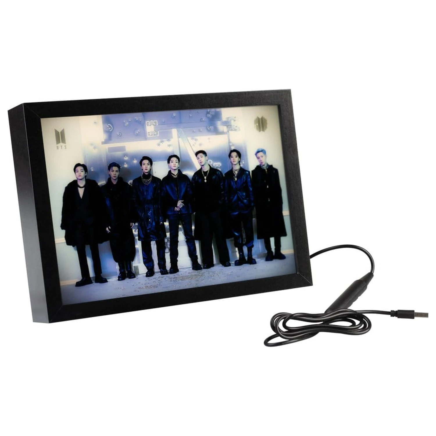 BTS Uokvirjen LED Tisk fotografija izdelka