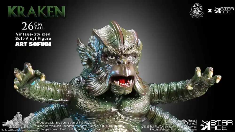 Bubo the Mechanical Owl Kip iz mehkega vinila The Kraken Vintage Style 25 cm fotografija izdelka