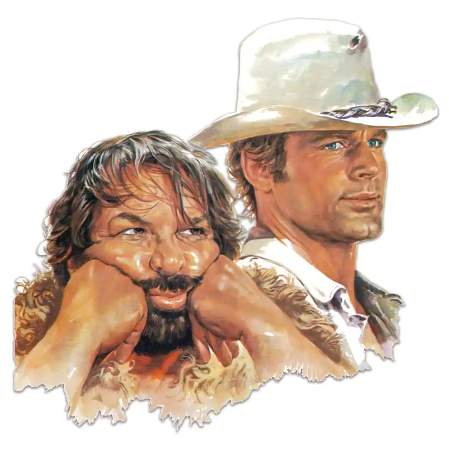 Bud Spencer & Terence Hill 3D pločevinasta tabla Bud & Terence 45 x 45 cm fotografija izdelka