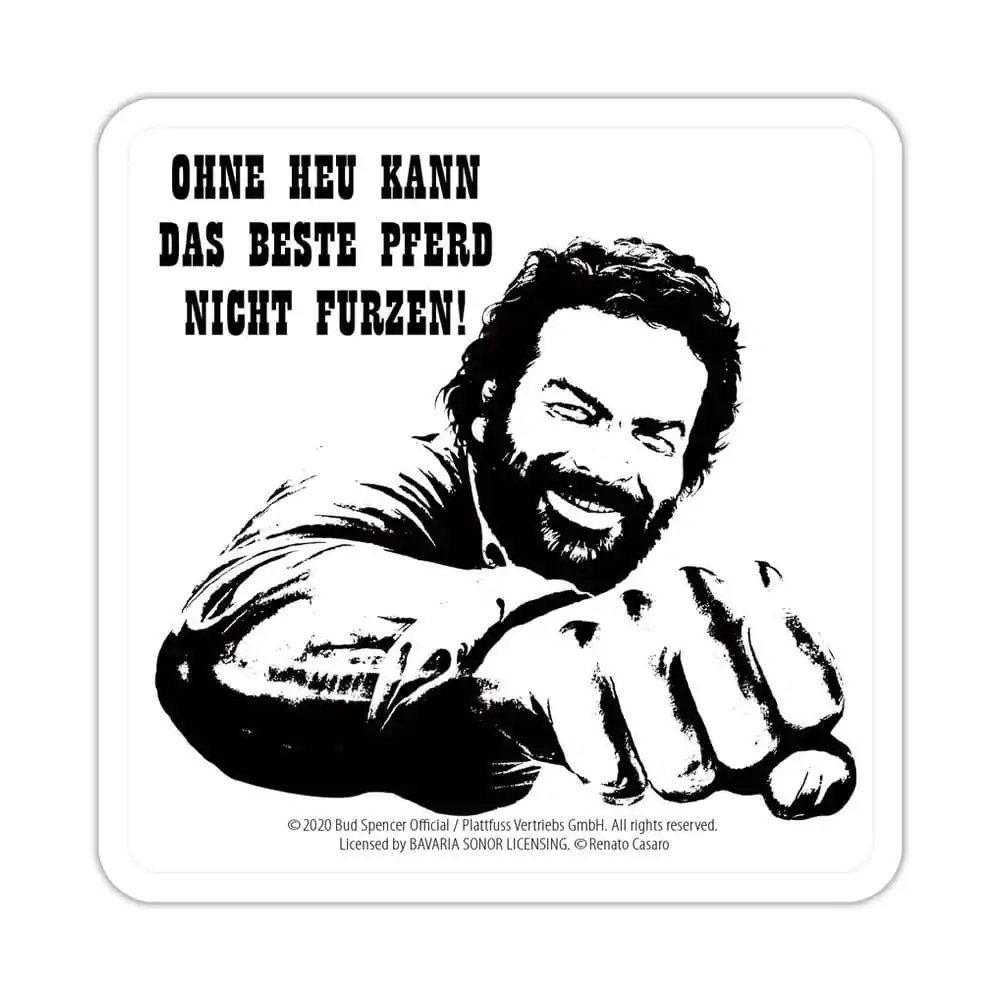 Bud Spencer Tin podstavki Faust Pferd 10 x 10 cm fotografija izdelka