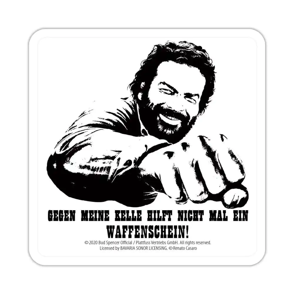 Bud Spencer Tin podstavki Kelle 10 x 10 cm fotografija izdelka