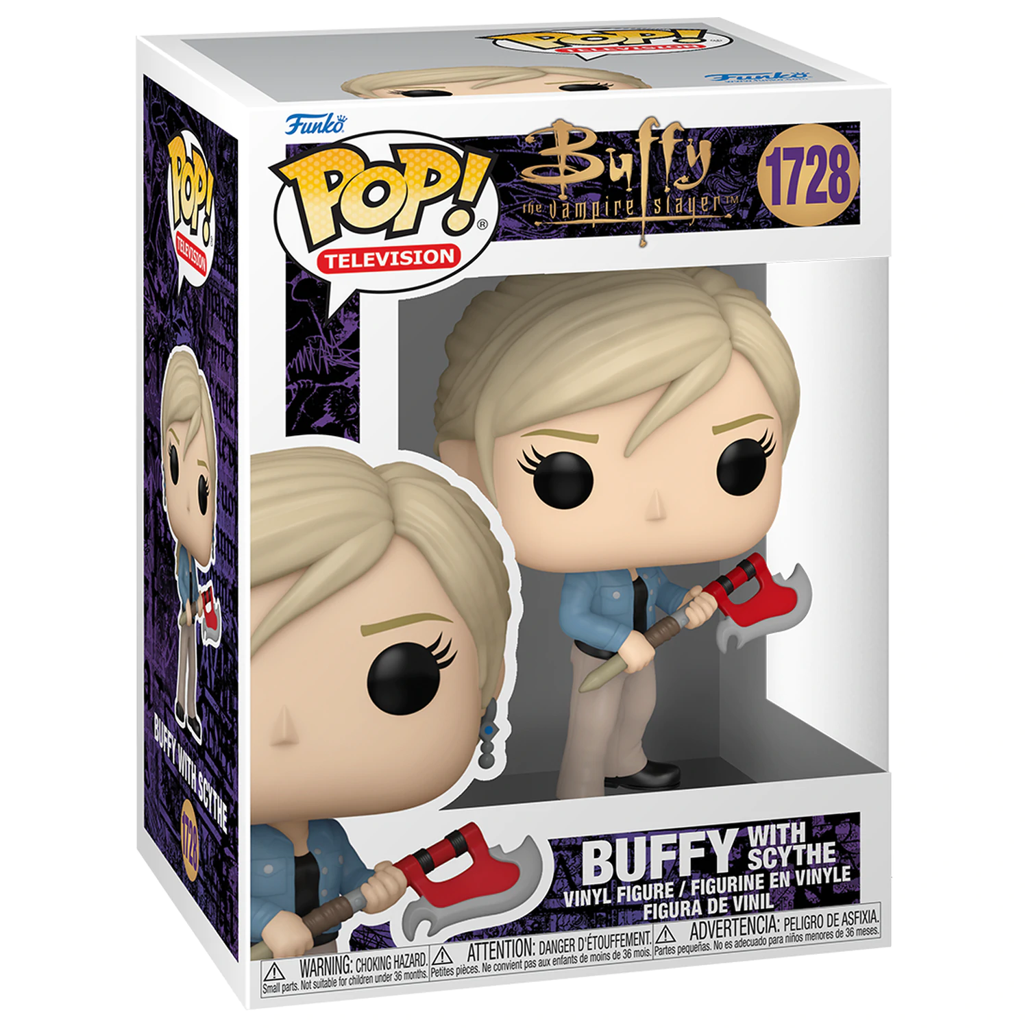 Buffy the Vampire Slayer Funko POP! TV vinilna figura Buffy z koso 9 cm fotografija izdelka
