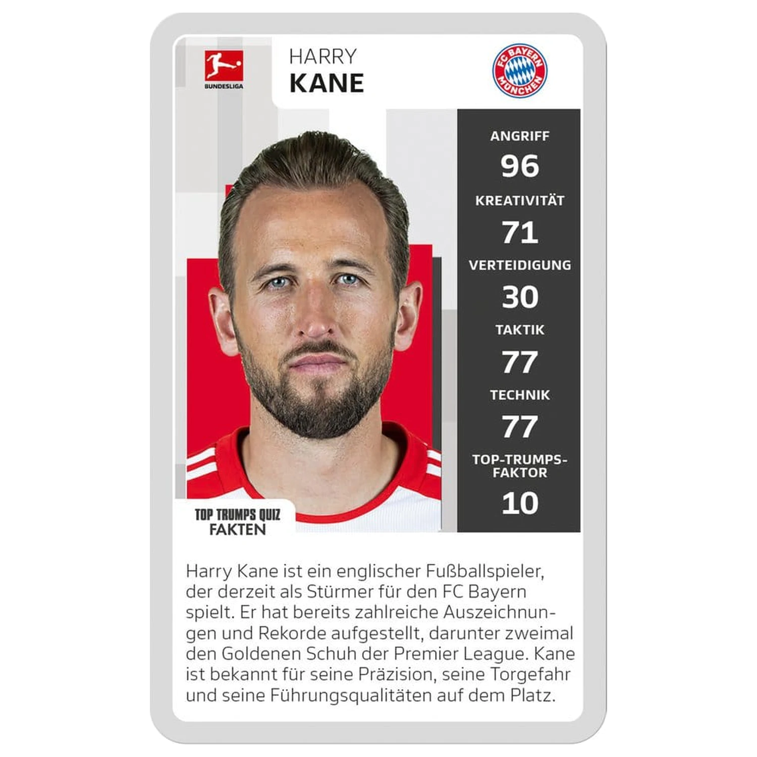 Bundesliga 2 Edition igra s kartami Top Trumps Collectables *nemška različica* fotografija izdelka