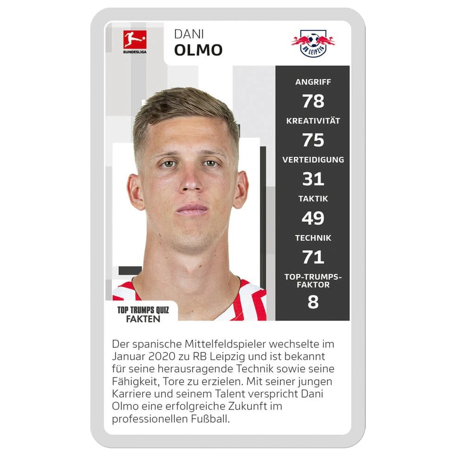 Bundesliga 2 Edition igra s kartami Top Trumps Collectables *nemška različica* fotografija izdelka