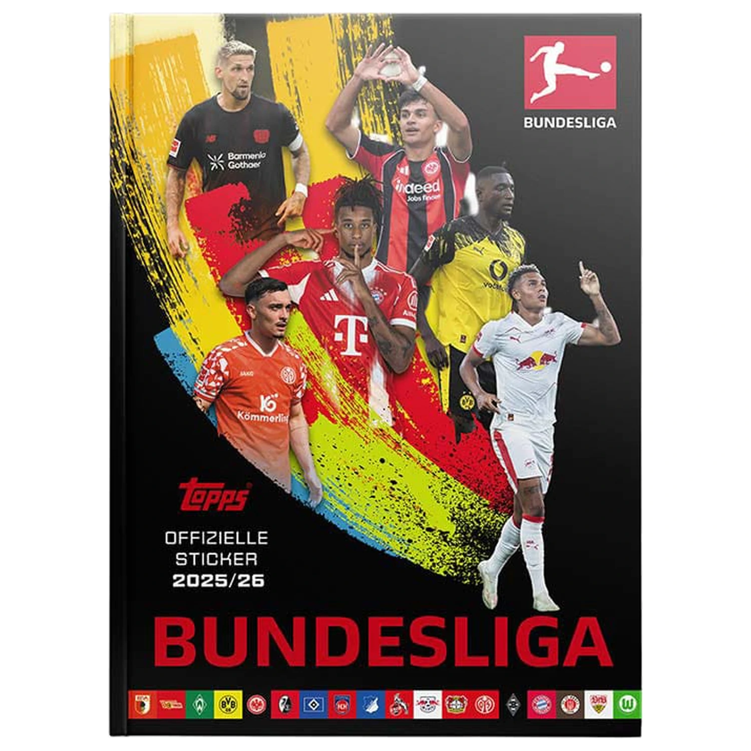 Bundesliga 2025/26 zbirka nalepk album trda vezava *German Version* fotografija izdelka