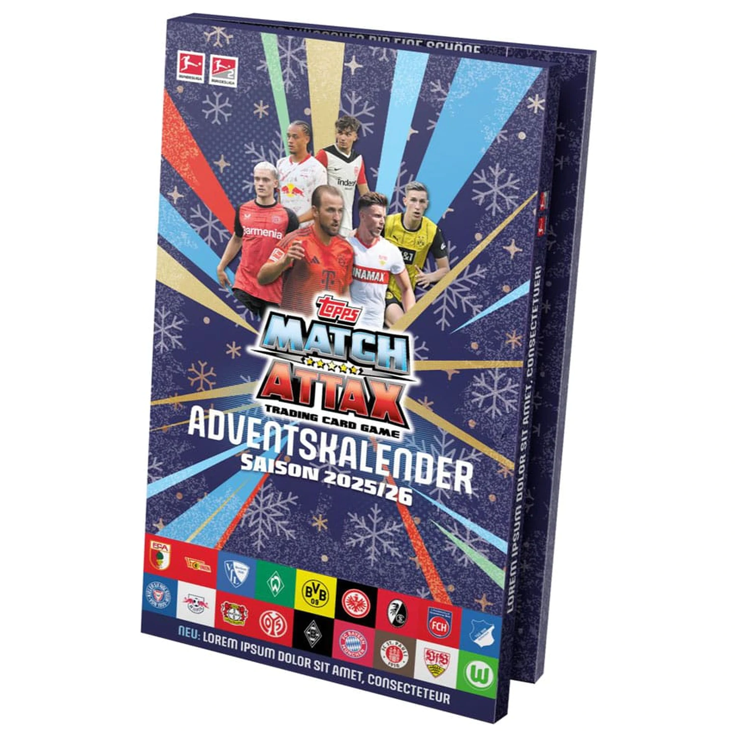 Bundesliga Match Attax Trading Cards 2025/26 adventni koledar fotografija izdelka