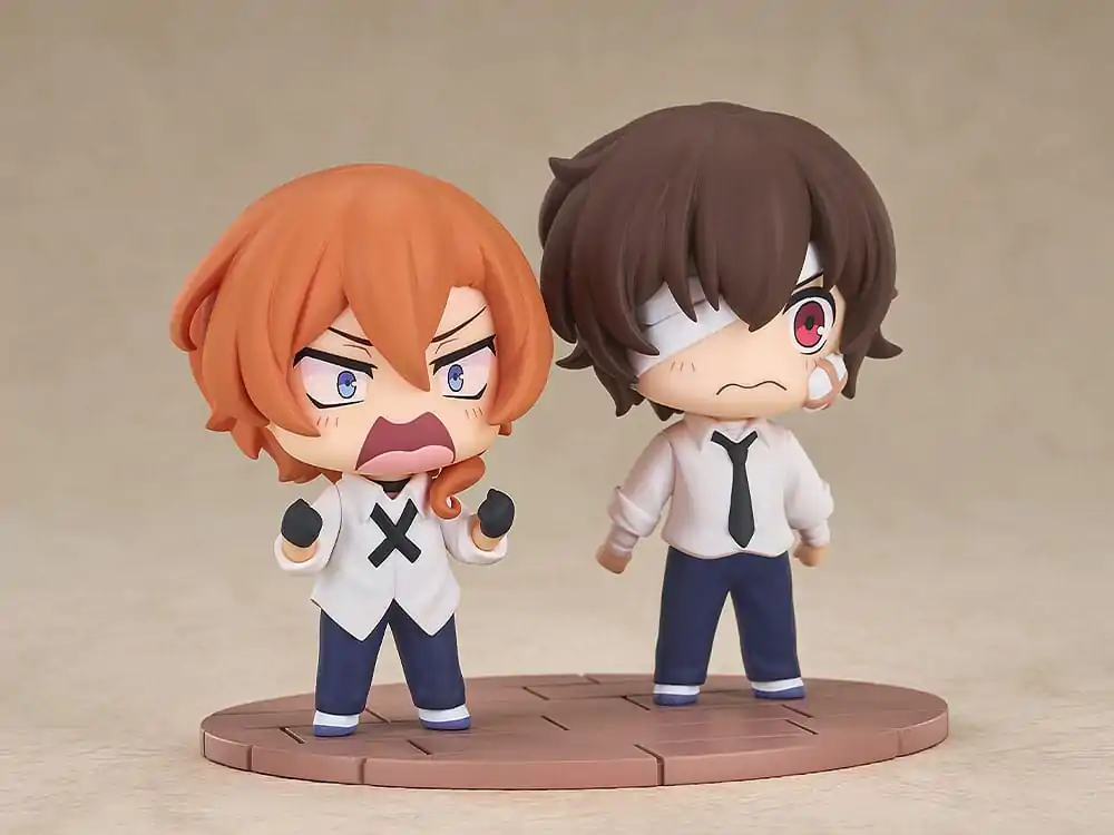 Bungo Stray Dogs Wan! Chibi Figure **Figurice** Osamu Dazai & Chuya Nakahara: Fourteen-Year-Old Ver. 8 **cm** fotografija izdelka