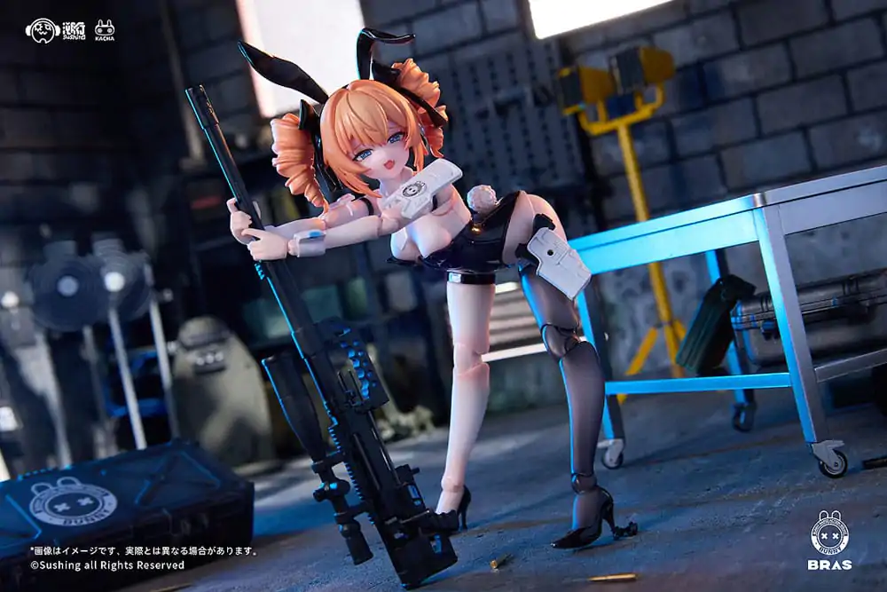 Komplet akcijske figure Bunny Rapid Action Squad 1/12 Sniper Leoni 15 cm fotografija izdelka