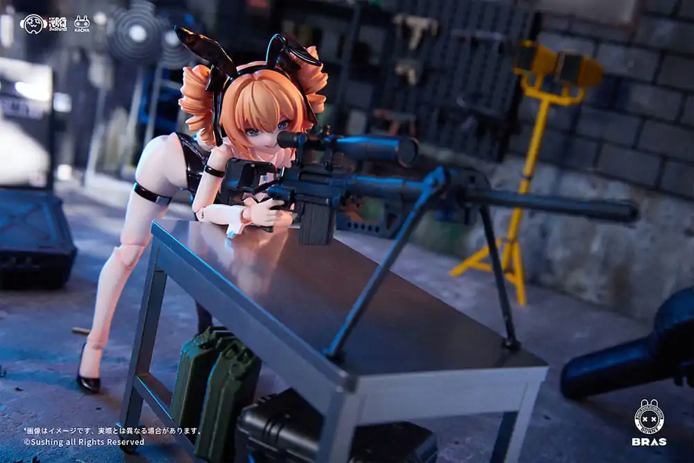 Komplet akcijske figure Bunny Rapid Action Squad 1/12 Sniper Leoni 15 cm fotografija izdelka