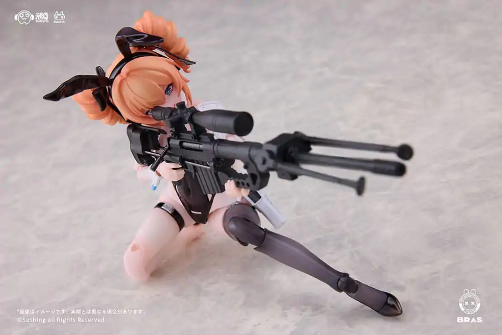 Komplet akcijske figure Bunny Rapid Action Squad 1/12 Sniper Leoni 15 cm fotografija izdelka