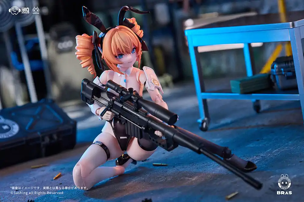Komplet akcijske figure Bunny Rapid Action Squad 1/12 Sniper Leoni 15 cm fotografija izdelka