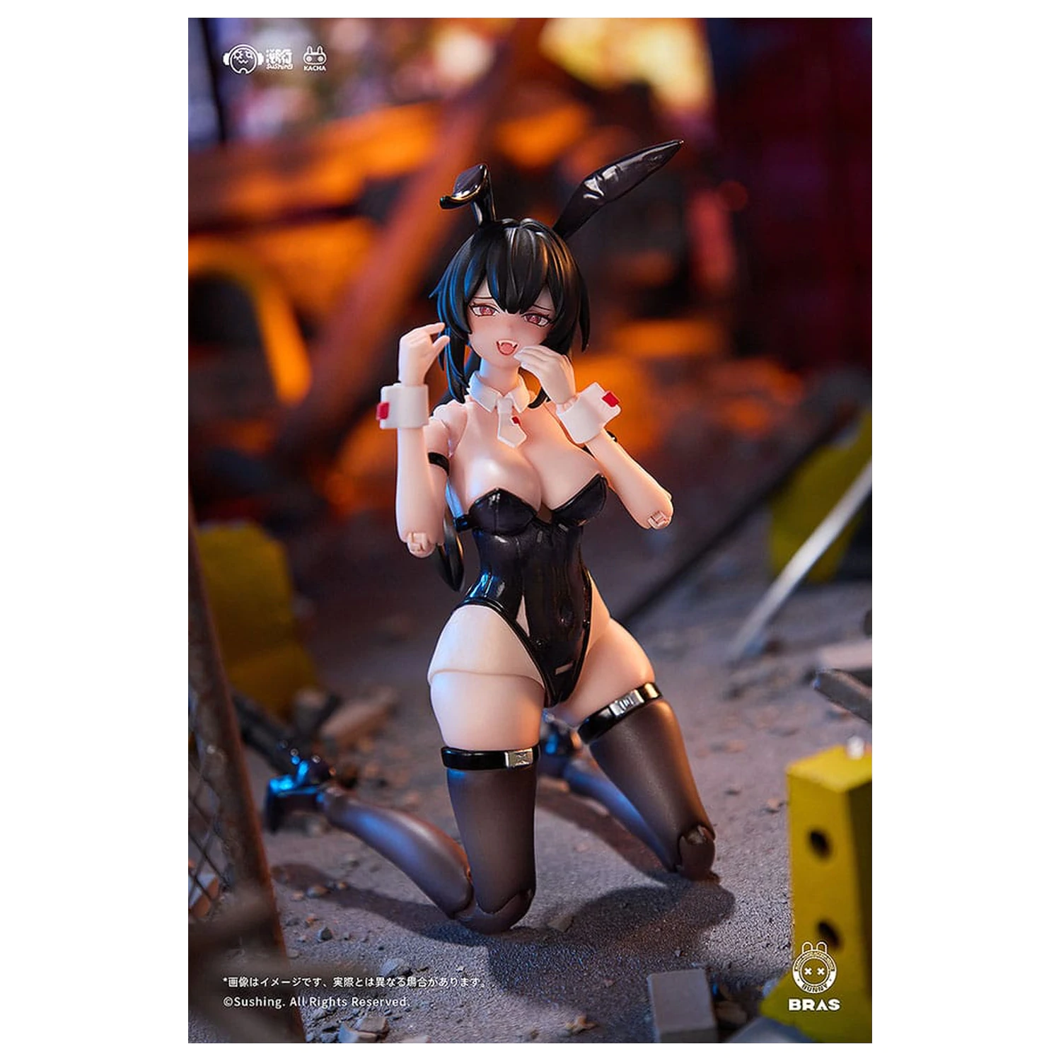 Bunny Rapid Action Squad akcijska figura 1/12 Attacker Runa 16 cm fotografija izdelka