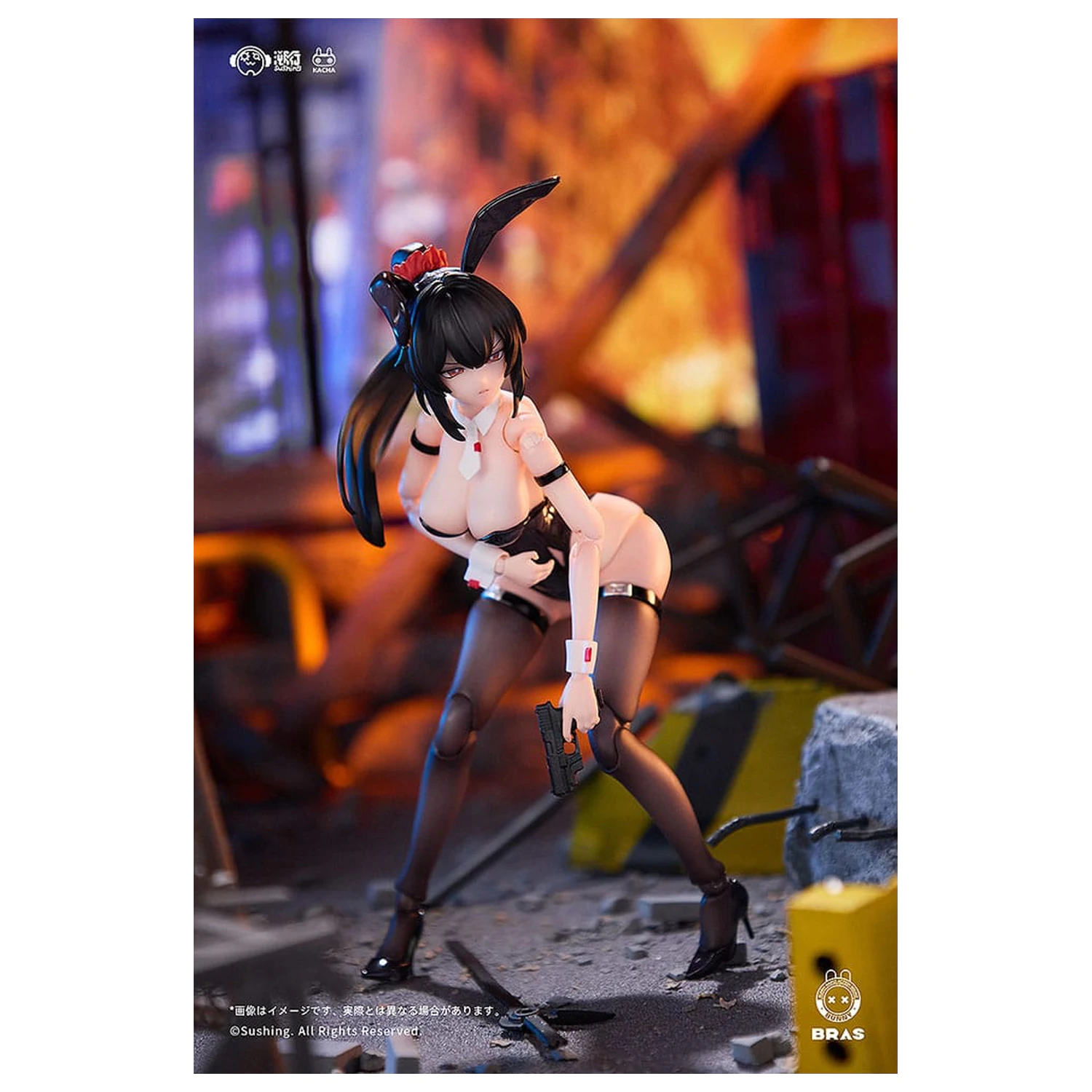Bunny Rapid Action Squad akcijska figura 1/12 Attacker Runa 16 cm fotografija izdelka