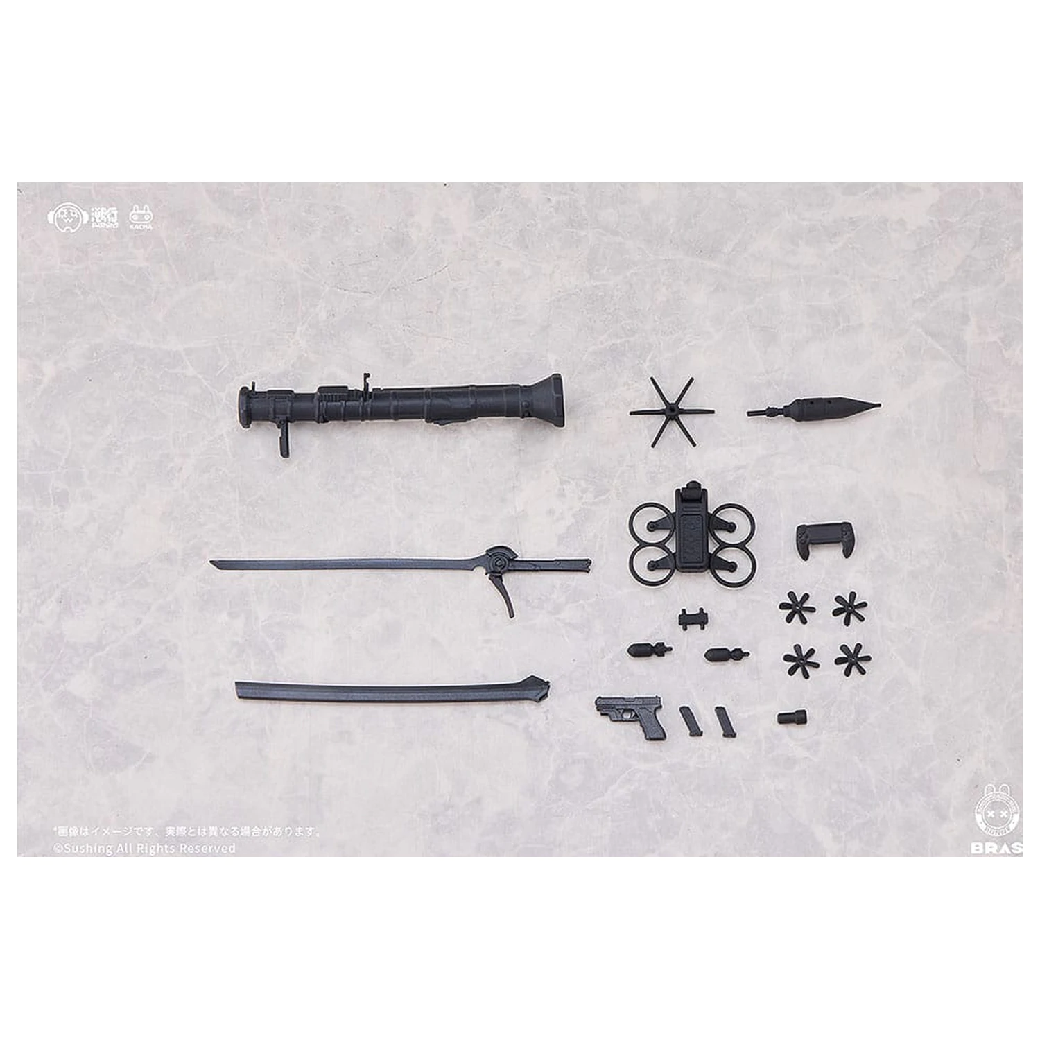 Bunny Rapid Action Squad akcijska figura 1/12 Attacker Runa 16 cm fotografija izdelka