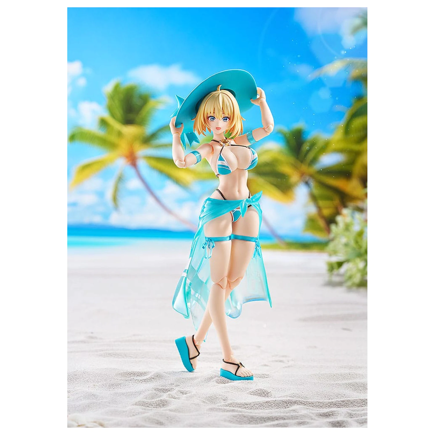 Bunny Suit Planning Figma Akcijska figura Sophia F. Shirring: različica s kopalkami 15 cm fotografija izdelka