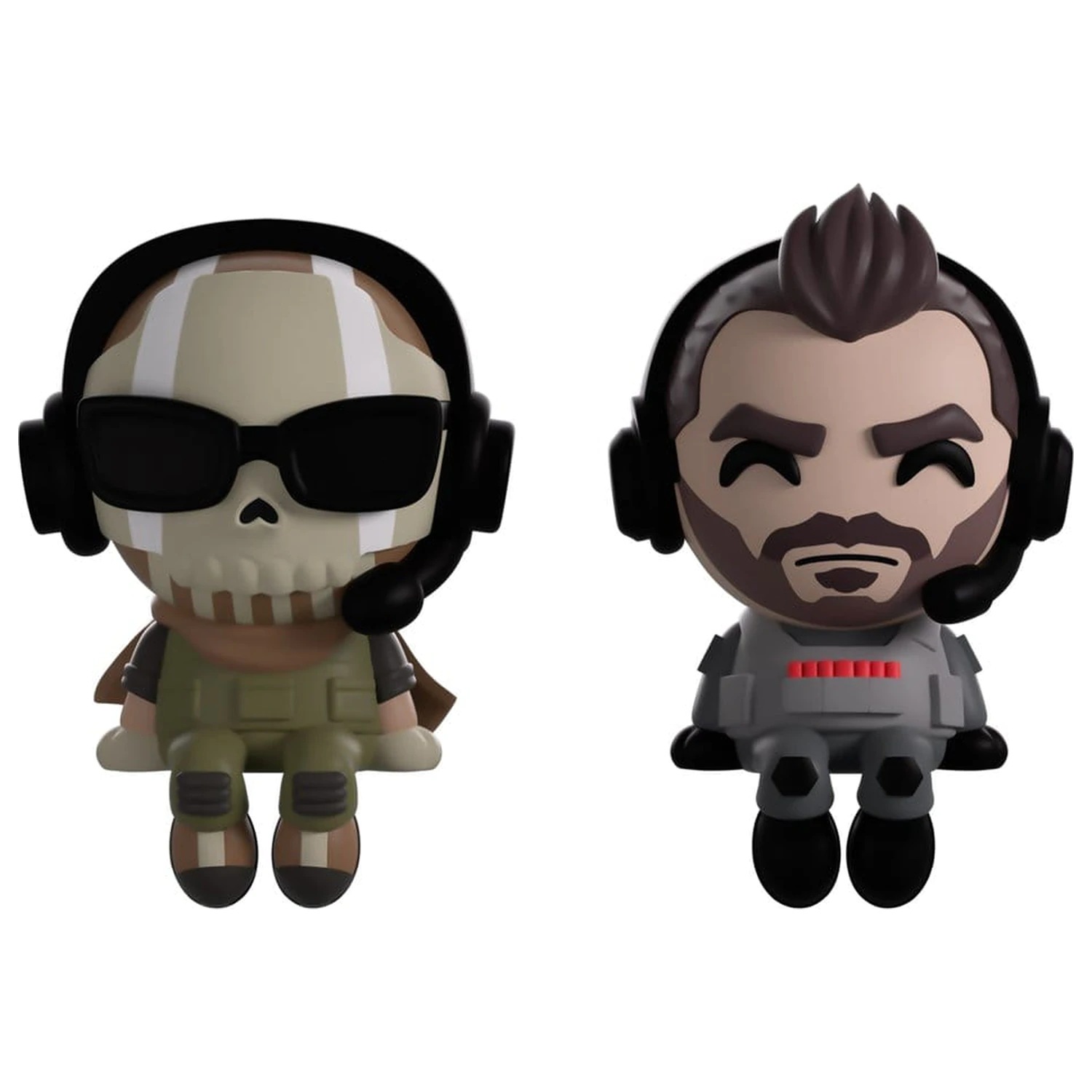Call of Duty vinilne figure Ghost & Soap Monitor Buddiez 7 cm fotografija izdelka