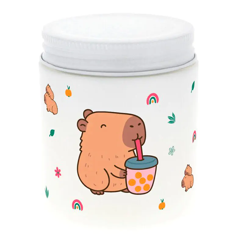 Capibara Bubble Tea dišeča sveča fotografija izdelka