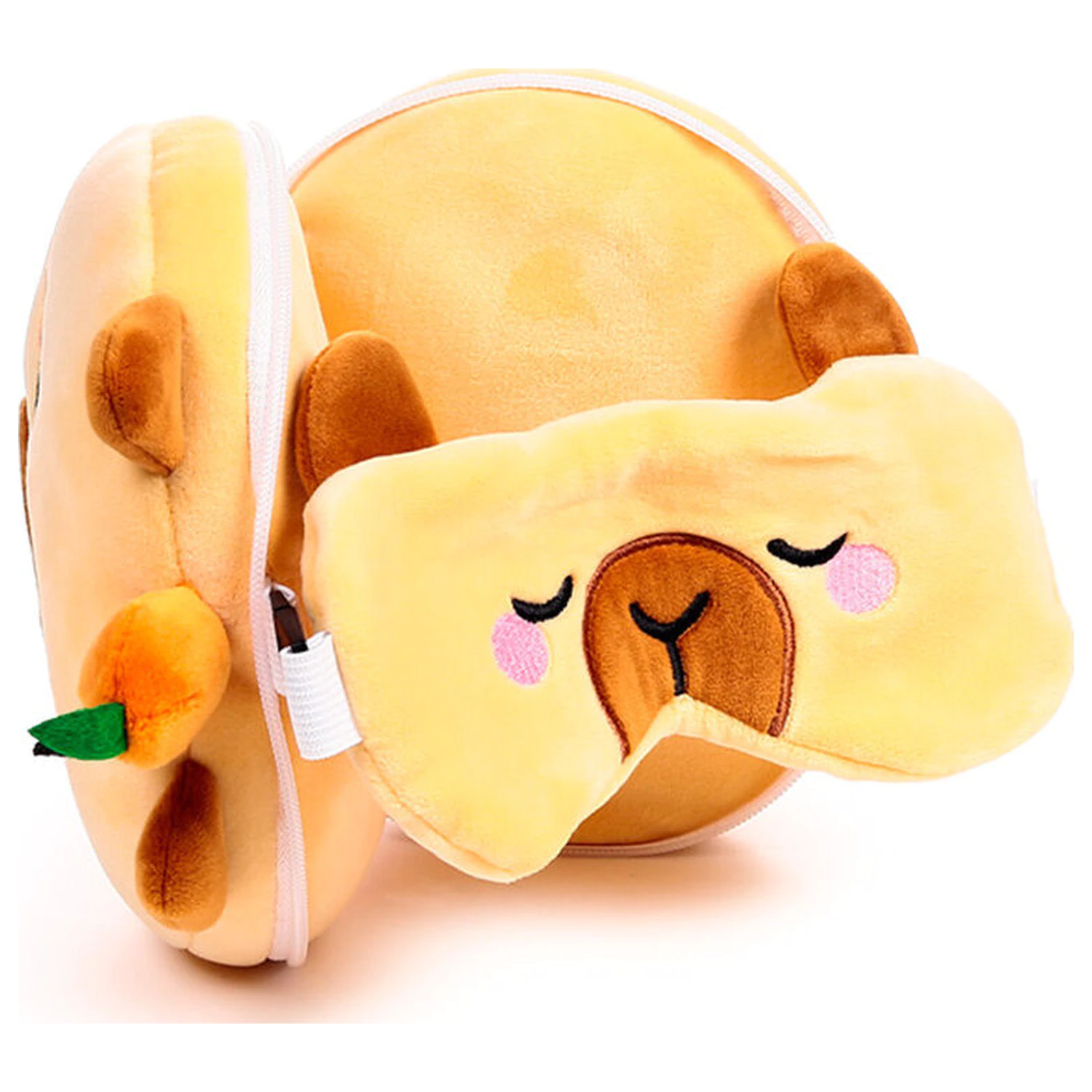 Capibara Duke Relaxeazzz potovalna blazina in maska za oči fotografija izdelka