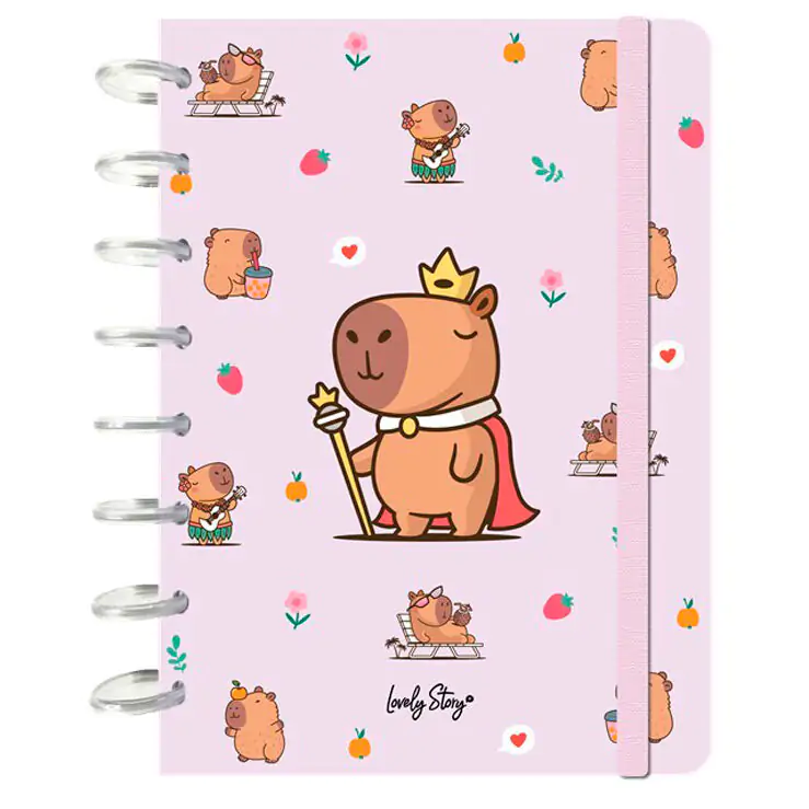 Capibara Majesty A5 zvezek fotografija izdelka