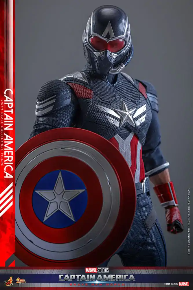 Captain America: Brave New World Movie Masterpiece akcijska figura 1/6 Captain America 30 cm fotografija izdelka