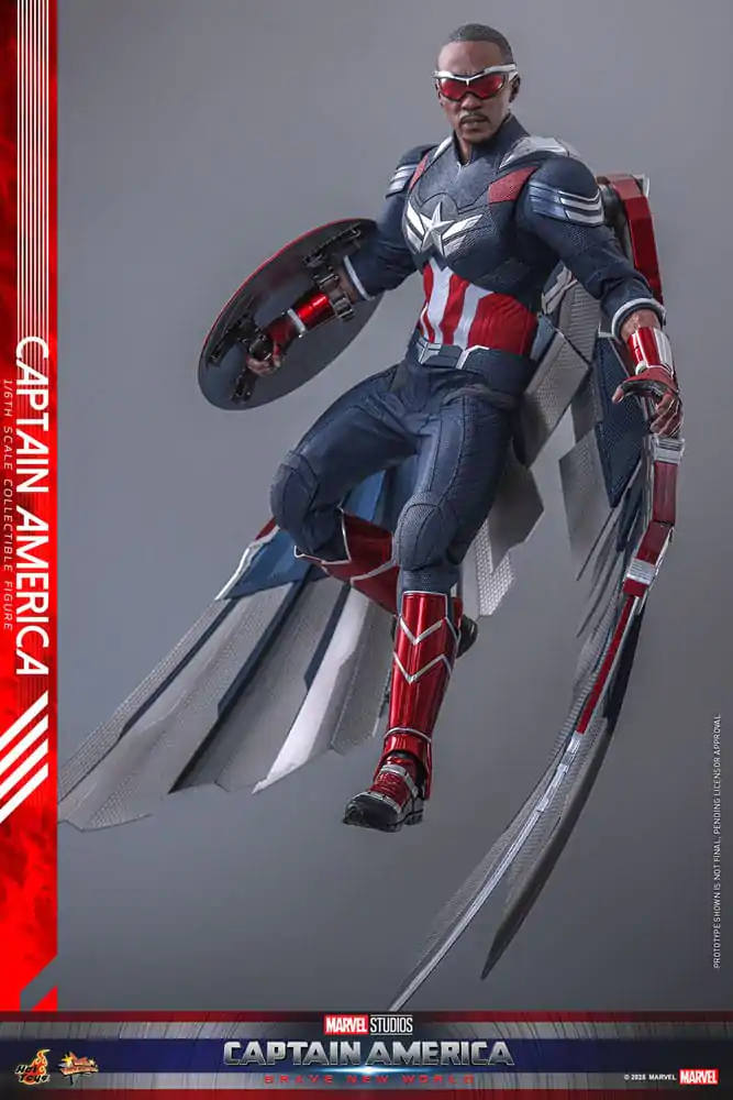 Captain America: Brave New World Movie Masterpiece akcijska figura 1/6 Captain America 30 cm fotografija izdelka