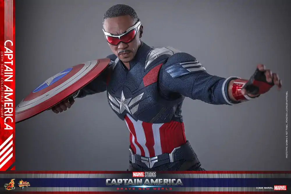 Captain America: Brave New World Movie Masterpiece akcijska figura 1/6 Captain America 30 cm fotografija izdelka