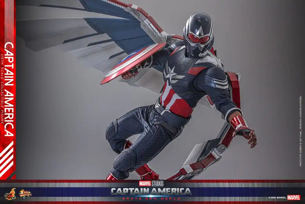 Captain America: Brave New World Movie Masterpiece akcijska figura 1/6 Captain America 30 cm fotografija izdelka