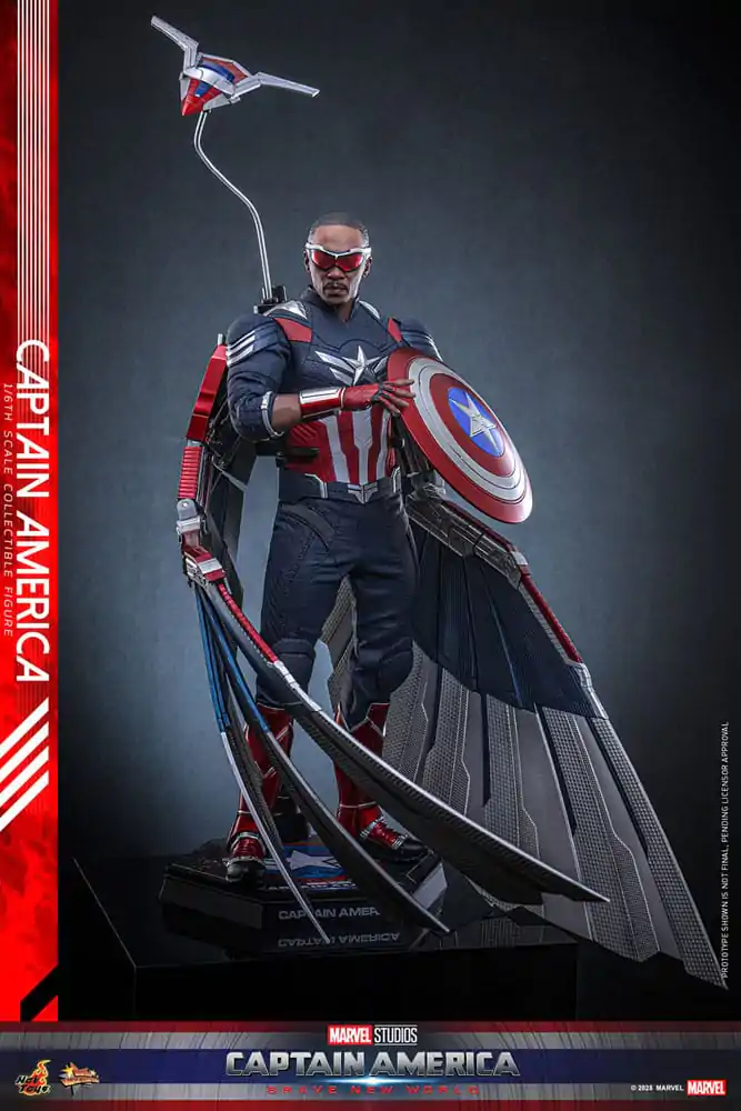 Captain America: Brave New World Movie Masterpiece akcijska figura 1/6 Captain America 30 cm fotografija izdelka