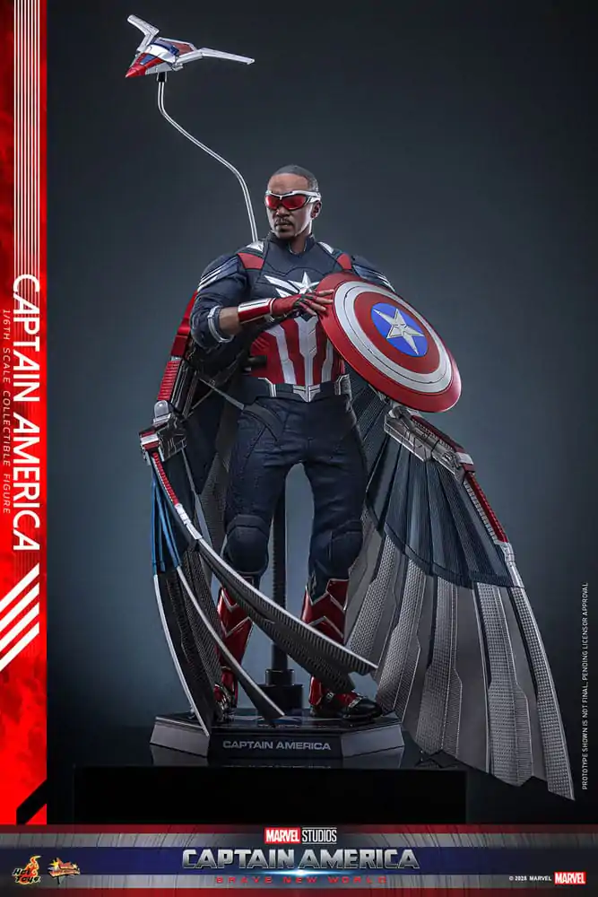 Captain America: Brave New World Movie Masterpiece akcijska figura 1/6 Captain America 30 cm fotografija izdelka