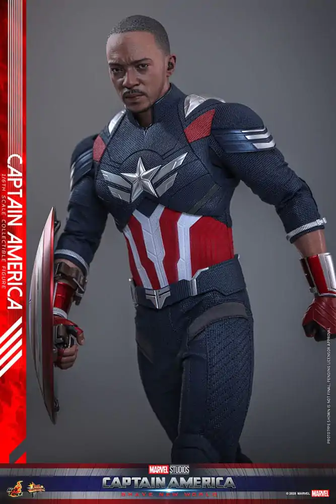 Captain America: Brave New World Movie Masterpiece akcijska figura 1/6 Captain America 30 cm fotografija izdelka