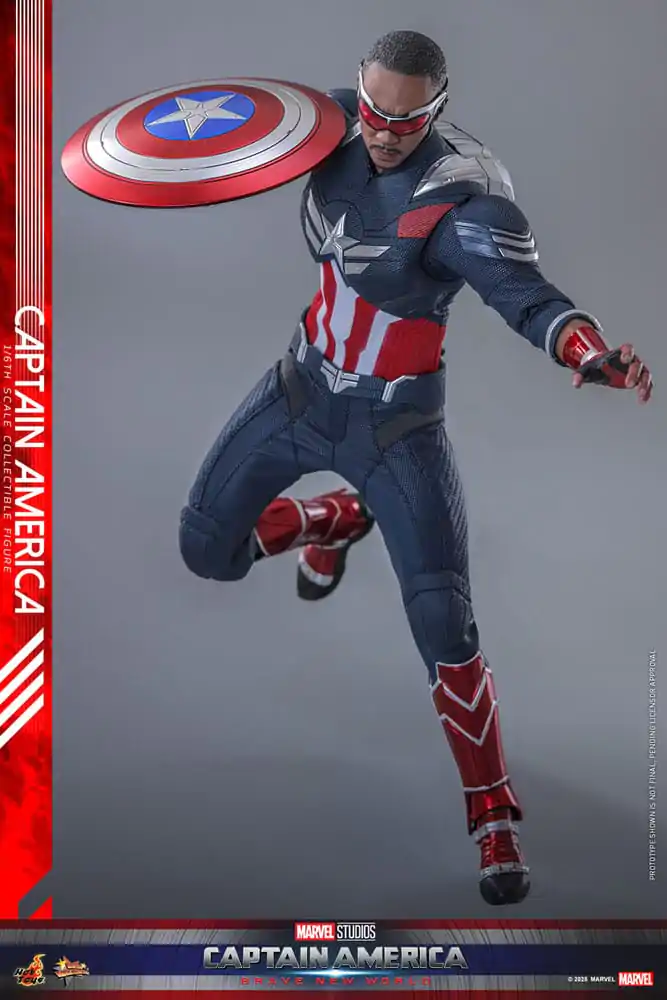 Captain America: Brave New World Movie Masterpiece akcijska figura 1/6 Captain America 30 cm fotografija izdelka