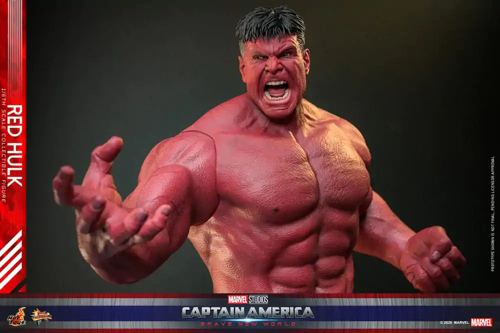 Captain America: Brave New World Movie Masterpiece akcijska figura 1/6 Red Hulk 47 cm fotografija izdelka