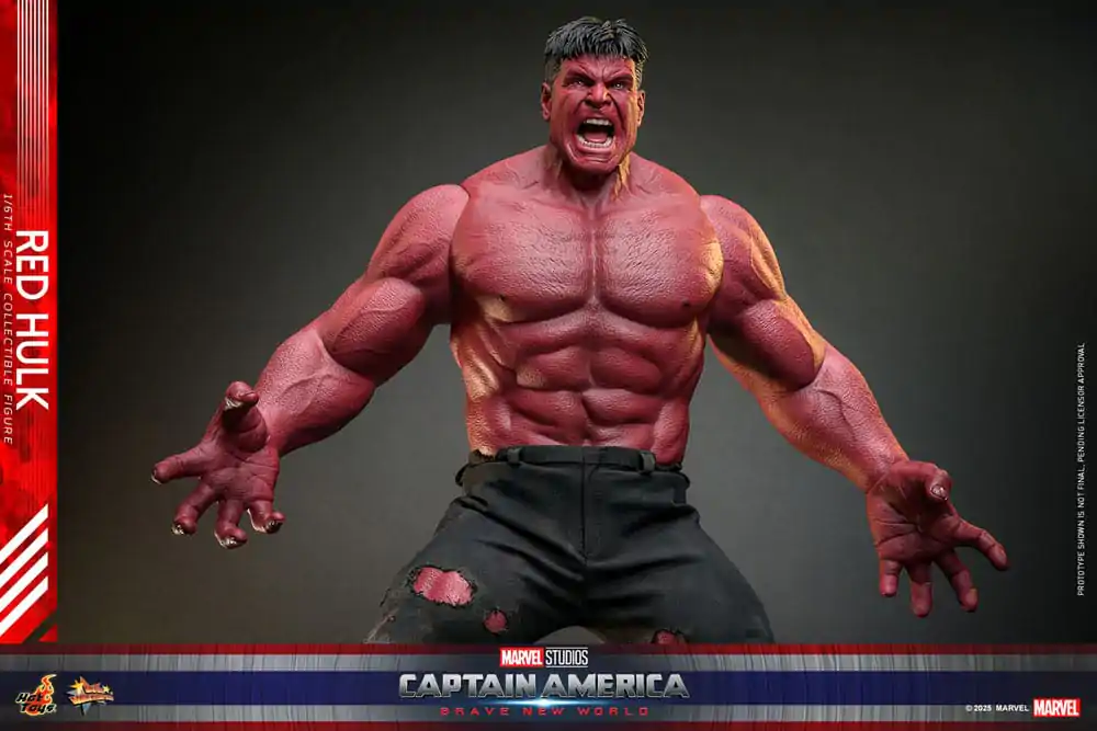 Captain America: Brave New World Movie Masterpiece akcijska figura 1/6 Red Hulk 47 cm fotografija izdelka