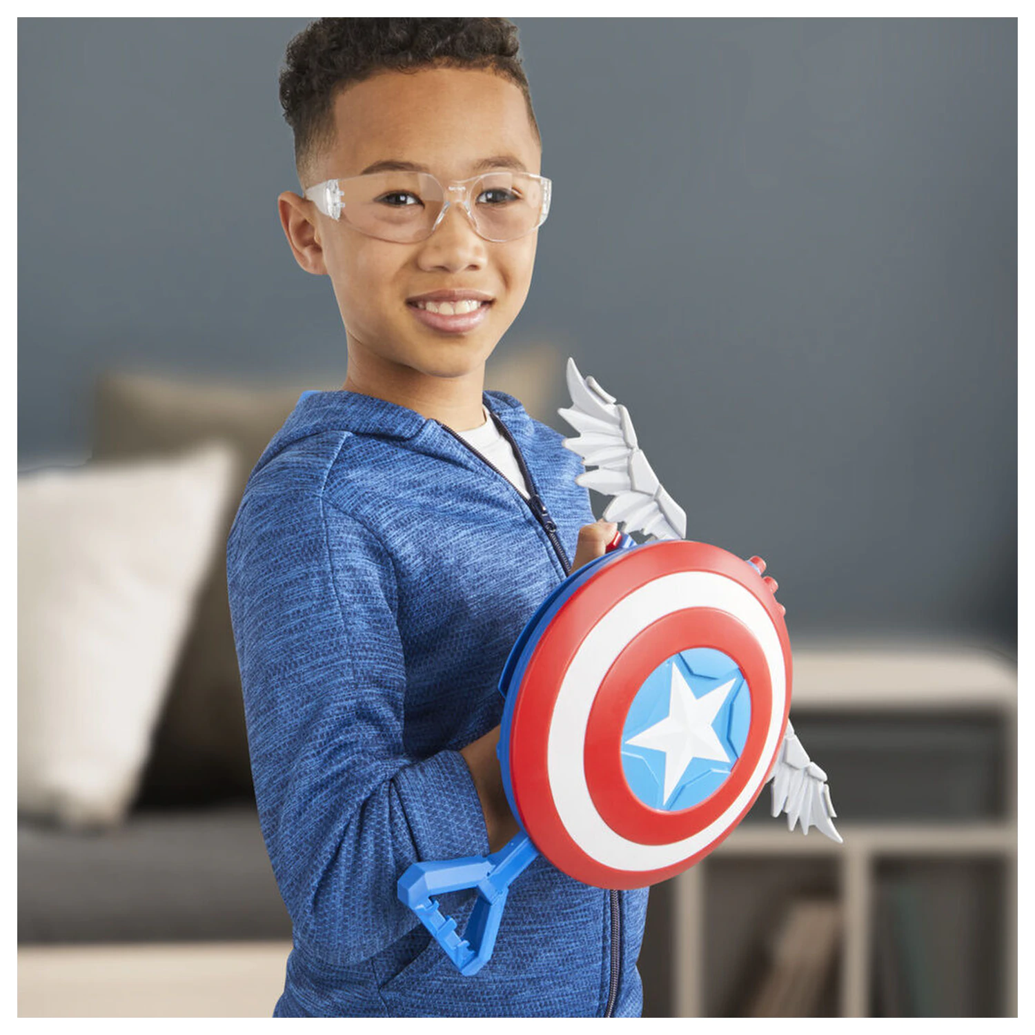 Marvel Captain America Brave New World Skyshot izstreljevalnik fotografija izdelka