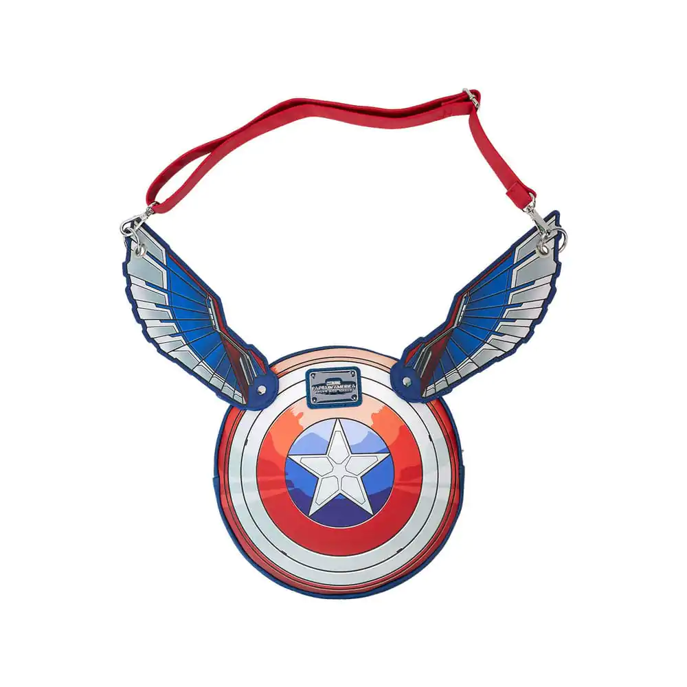 Captain America by Loungefly Crossbody Brave New World Krila torbice čez telo fotografija izdelka