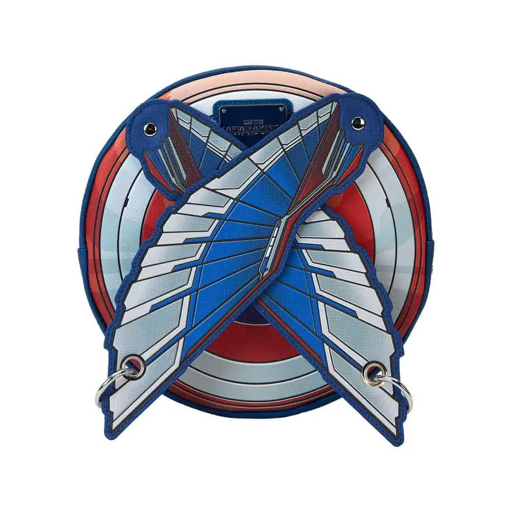 Captain America by Loungefly Crossbody Brave New World Krila torbice čez telo fotografija izdelka
