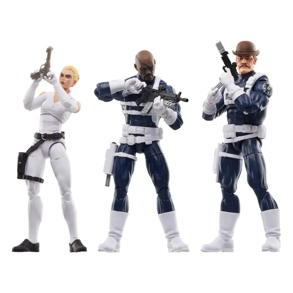 Captain America Marvel Legends Akcijska figura 3-Pack S.H.I.E.L.D. 15 cm fotografija izdelka