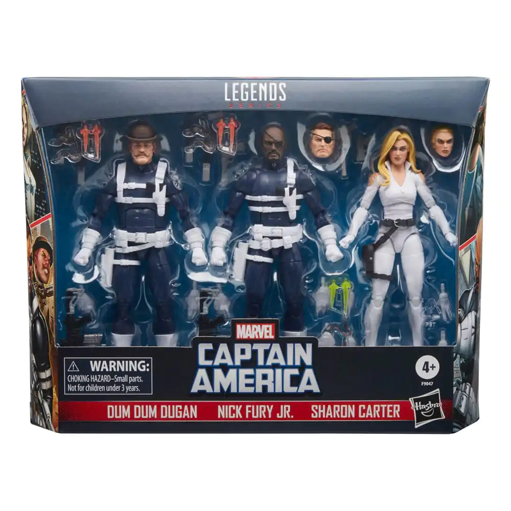 Captain America Marvel Legends Akcijska figura 3-Pack S.H.I.E.L.D. 15 cm fotografija izdelka