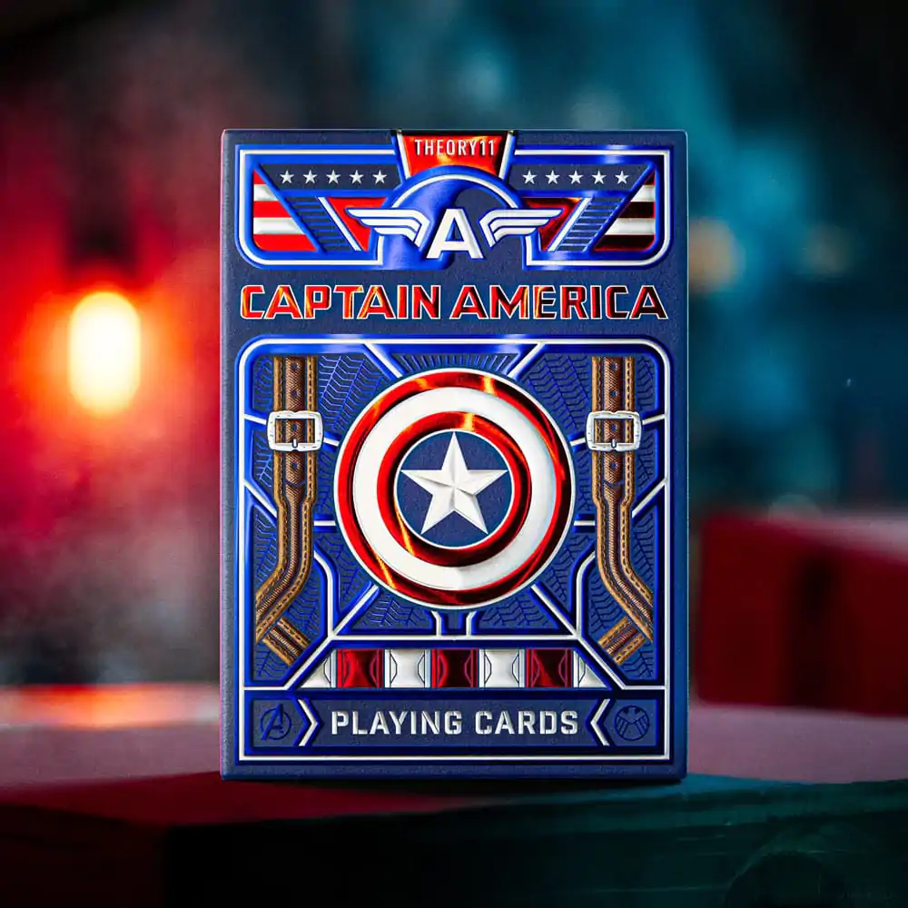 Captain America Igralne karte Domoljubni dizajn fotografija izdelka