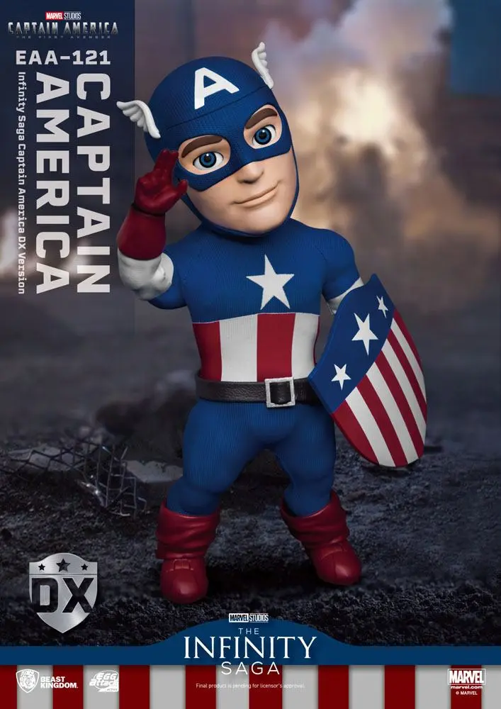 Captain America: The First Avenger Egg Attack Action akcijska figura Captain America DX verzija 17 cm fotografija izdelka