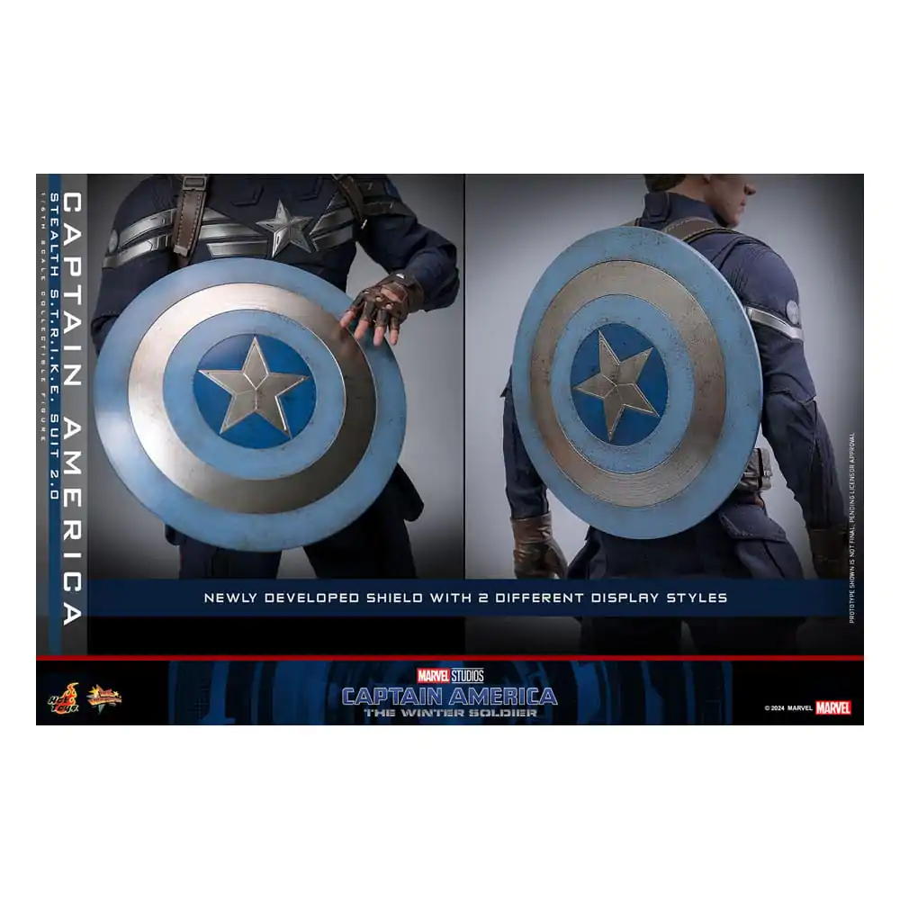 Captain America: The Winter Soldier Movie Masterpiece Akcijska figura 1/6 Captain America (Stealth S.T.R.I.K.E. Suit) 2.0 31 cm fotografija izdelka