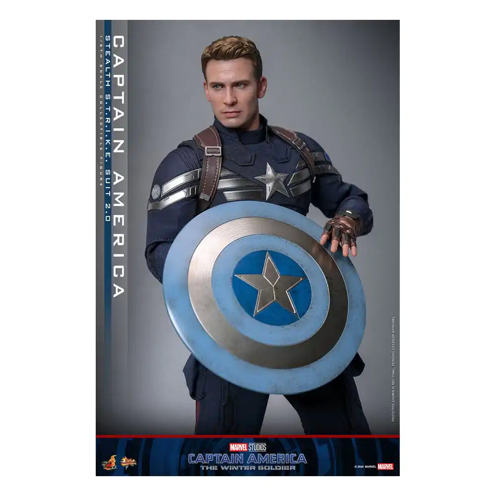 Captain America: The Winter Soldier Movie Masterpiece Akcijska figura 1/6 Captain America (Stealth S.T.R.I.K.E. Suit) 2.0 31 cm fotografija izdelka