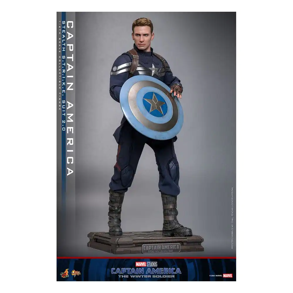 Captain America: The Winter Soldier Movie Masterpiece Akcijska figura 1/6 Captain America (Stealth S.T.R.I.K.E. Suit) 2.0 31 cm fotografija izdelka