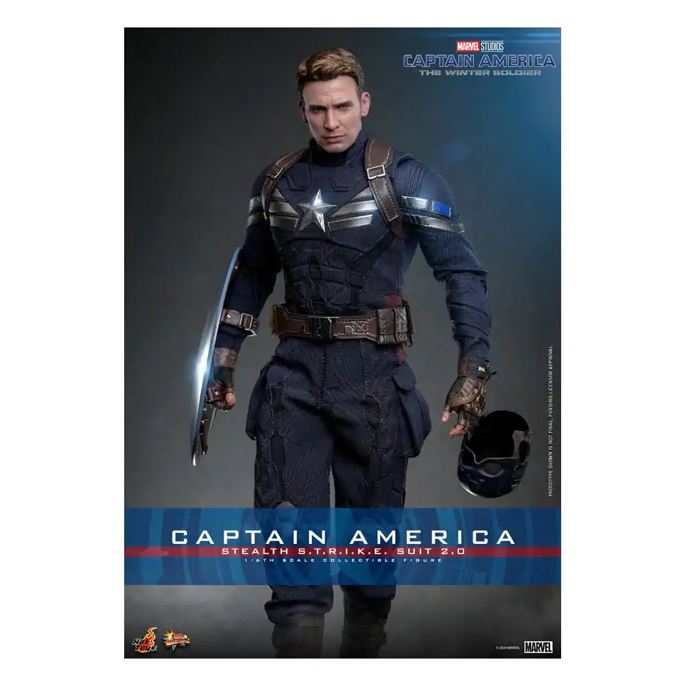 Captain America: The Winter Soldier Movie Masterpiece Akcijska figura 1/6 Captain America (Stealth S.T.R.I.K.E. Suit) 2.0 31 cm fotografija izdelka