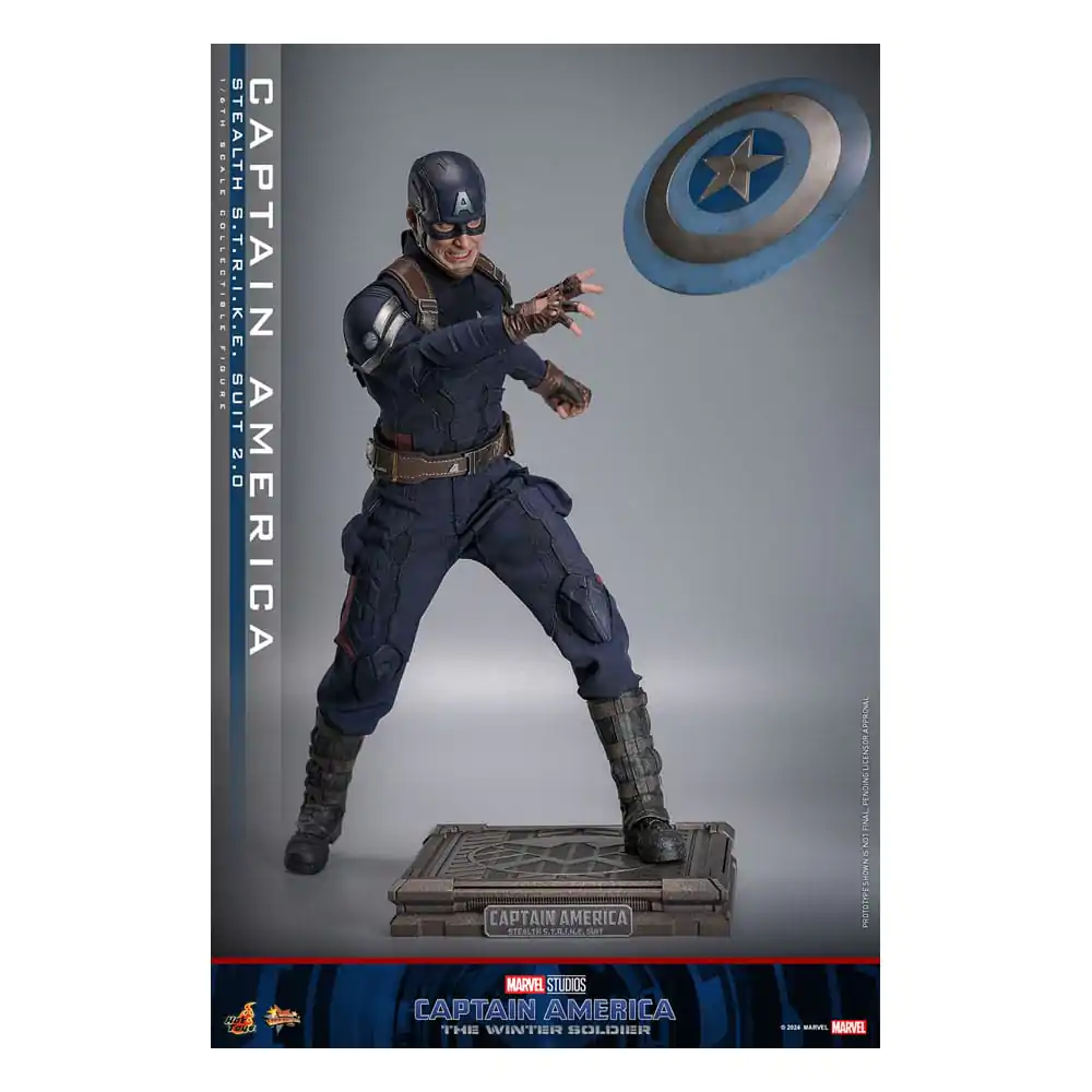 Captain America: The Winter Soldier Movie Masterpiece Akcijska figura 1/6 Captain America (Stealth S.T.R.I.K.E. Suit) 2.0 31 cm fotografija izdelka