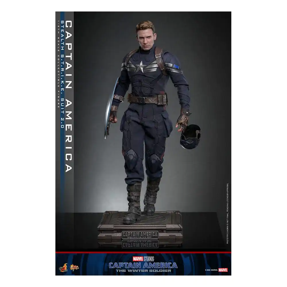 Captain America: The Winter Soldier Movie Masterpiece Akcijska figura 1/6 Captain America (Stealth S.T.R.I.K.E. Suit) 2.0 31 cm fotografija izdelka