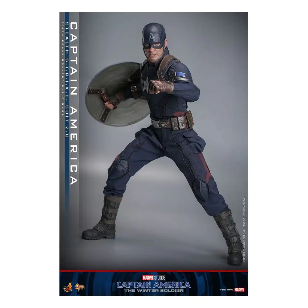 Captain America: The Winter Soldier Movie Masterpiece Akcijska figura 1/6 Captain America (Stealth S.T.R.I.K.E. Suit) 2.0 31 cm fotografija izdelka