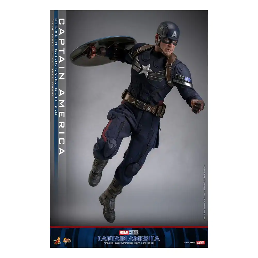 Captain America: The Winter Soldier Movie Masterpiece Akcijska figura 1/6 Captain America (Stealth S.T.R.I.K.E. Suit) 2.0 31 cm fotografija izdelka